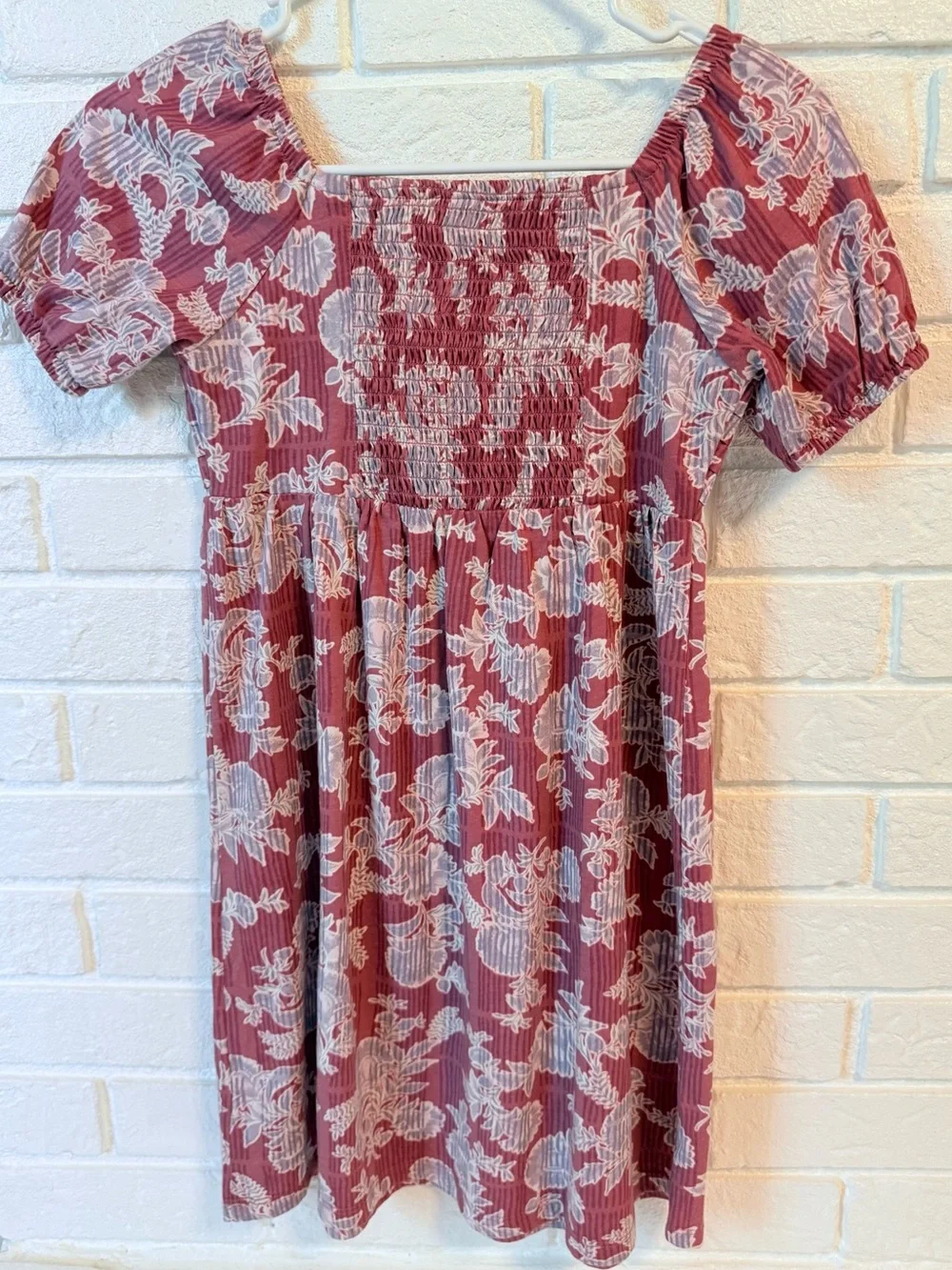 Oshkosh-Girls Floral Smocked Dress